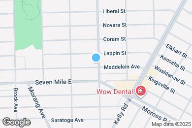 Map image of the property - This beautifully updated 3-bedroom, 1-bath...