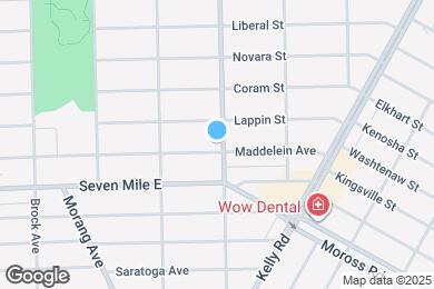 Map image of the property - This beautifully updated 3-bedroom, 1-bath single-family home is ready for move-in!