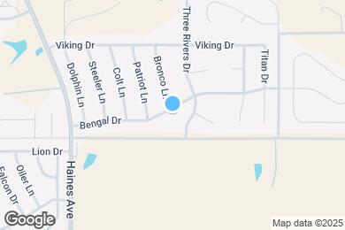 Map image of the property - 205 E Bengal Dr