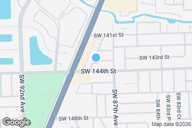 Map image of the property - 8772 SW 143rd St