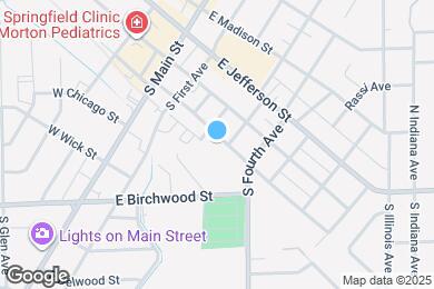 Map image of the property - 216 E Washington St