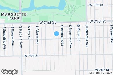 Map image of the property - 7159 S Sacramento Ave