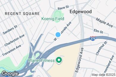 Map image of the property - 301 W Swissvale Ave