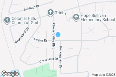 Map image of the property - 1984 Custer Dr