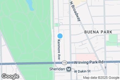 Map image of the property - 4139 N Kenmore Ave