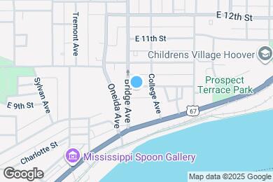 Map image of the property - 1207 E 9th St