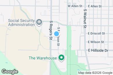 Map image of the property - 1310 S Madison St
