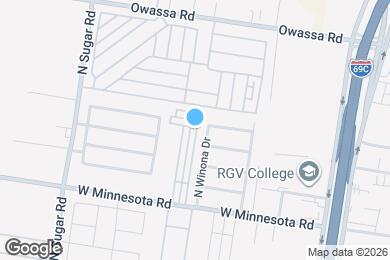 Map image of the property - 5604 N Crown Point