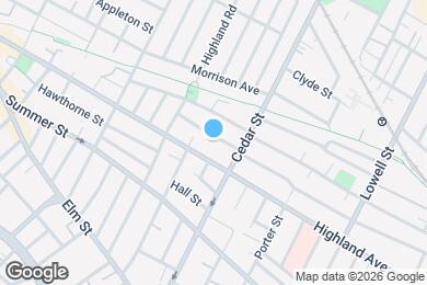 Map image of the property - 22 Spencer Ave