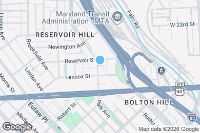 Map image of the property - 1921 Park Ave