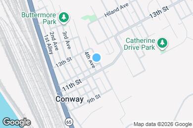 Map image of the property - 1201 4th Ave