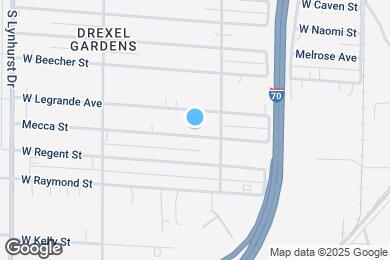 Map image of the property - 4916 Mecca St