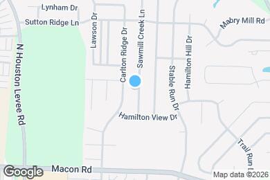 Map image of the property - 1419 Sawmill Creek Ln