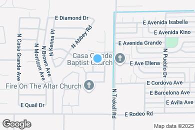 Map image of the property - 961 E Wiley Way