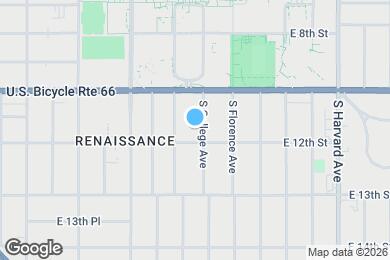 Map image of the property - 1140 S College Ave