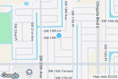 Map image of the property - 1402 SW 18th Pl