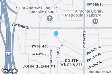 Map image of the property - 6025 Drexel Ave