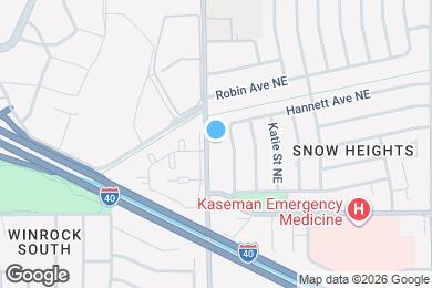Map image of the property - 1406 Pennsylvania St NE