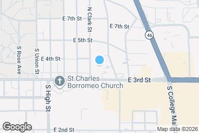 Map image of the property - 218 S Hillsdale Ct