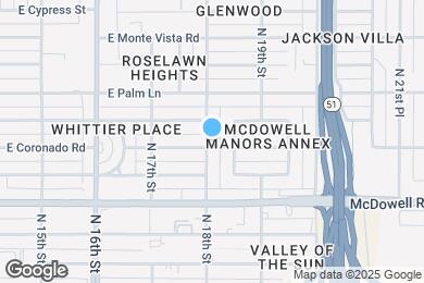 Map image of the property - 1801 N 18th St