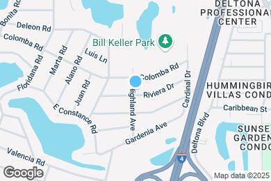 Map image of the property - 105 Highland Ave