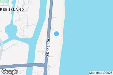 Map image of the property - 3725 S Ocean Dr