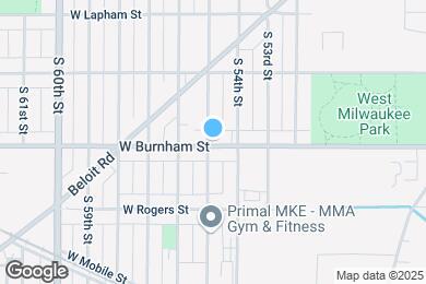 Map image of the property - 5430 W Burnham St