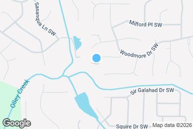 Map image of the property - 1631 Sparrow Wood Ln SW