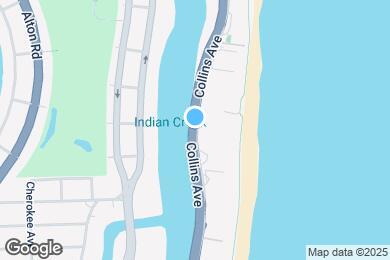 Map image of the property - 5050 Collins Ave