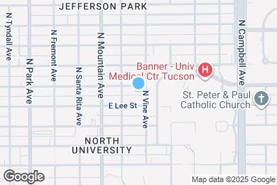 Map image of the property - 1434 E Elm St
