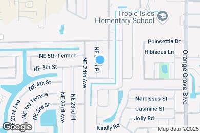 Map image of the property - 413 NE 24th Pl