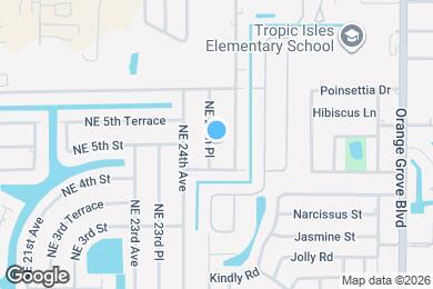 Map image of the property - 501 NE 24th Pl