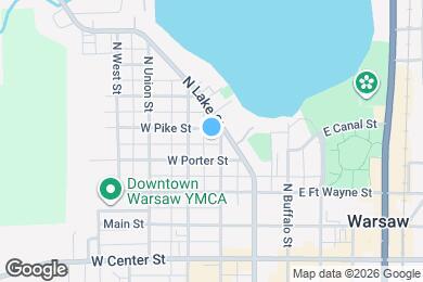 Map image of the property - 415 N Washington St