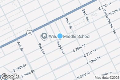 Map image of the property - 2801 Wayne St