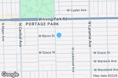 Map image of the property - 5349 W Byron St