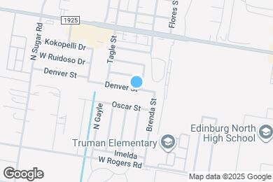 Map image of the property - 914 W Denver St