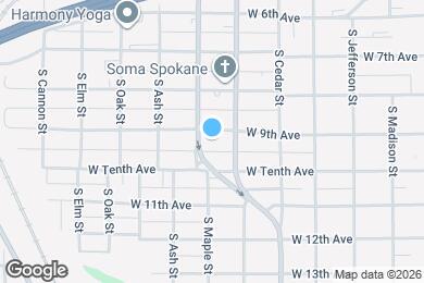 Map image of the property - 1519 W 9th Ave