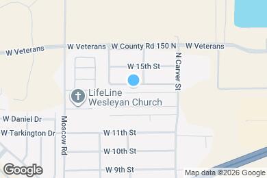 Map image of the property - 810 W Gaston Dr