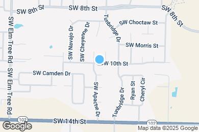Map image of the property - 2705 SW 10th St