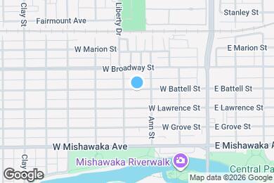 Map image of the property - 317 W Battell St
