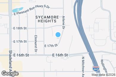 Map image of the property - 1722 Arlene Dr