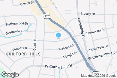 Map image of the property - 2310 Fernwood Dr
