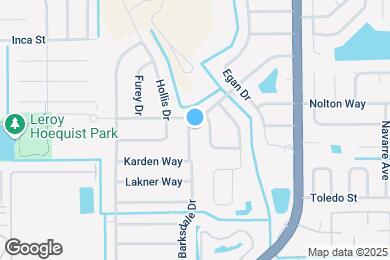 Map image of the property - 1809 Barksdale Dr
