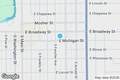 Map image of the property - 509 E Michigan St