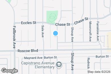 Map image of the property - 8353 Capistrano Ave