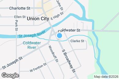 Map image of the property - 205 S Broadway St