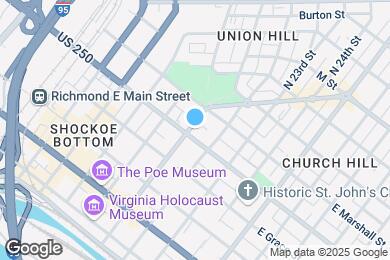 Map image of the property - 2102 E Broad St