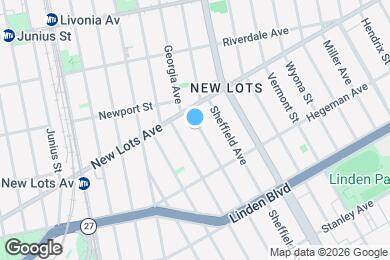 Map image of the property - 656 Georgia Ave