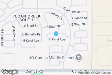 Map image of the property - 1352 E Kelsi Ave