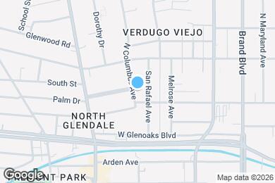 Map image of the property - 1112 N Columbus Ave